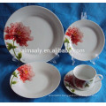 30pcs porcelain home used plates, soup plate, bowl and mug